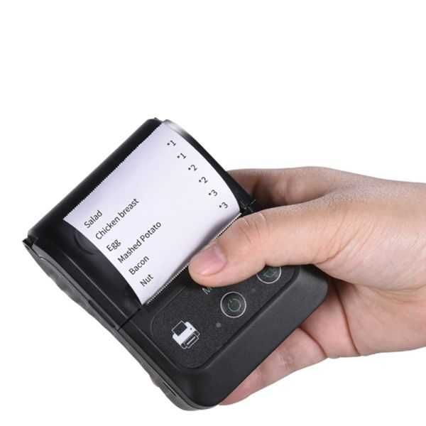 Mini impressora térmica POS 58MM Bluetooth