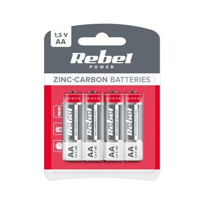 Bateria AA R6 1,5V 4szt Greencell Rebel