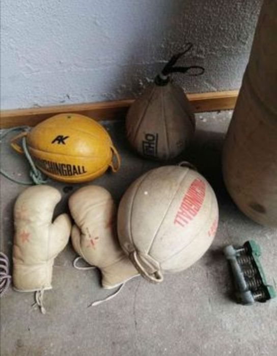 2 punching balls + acessórios