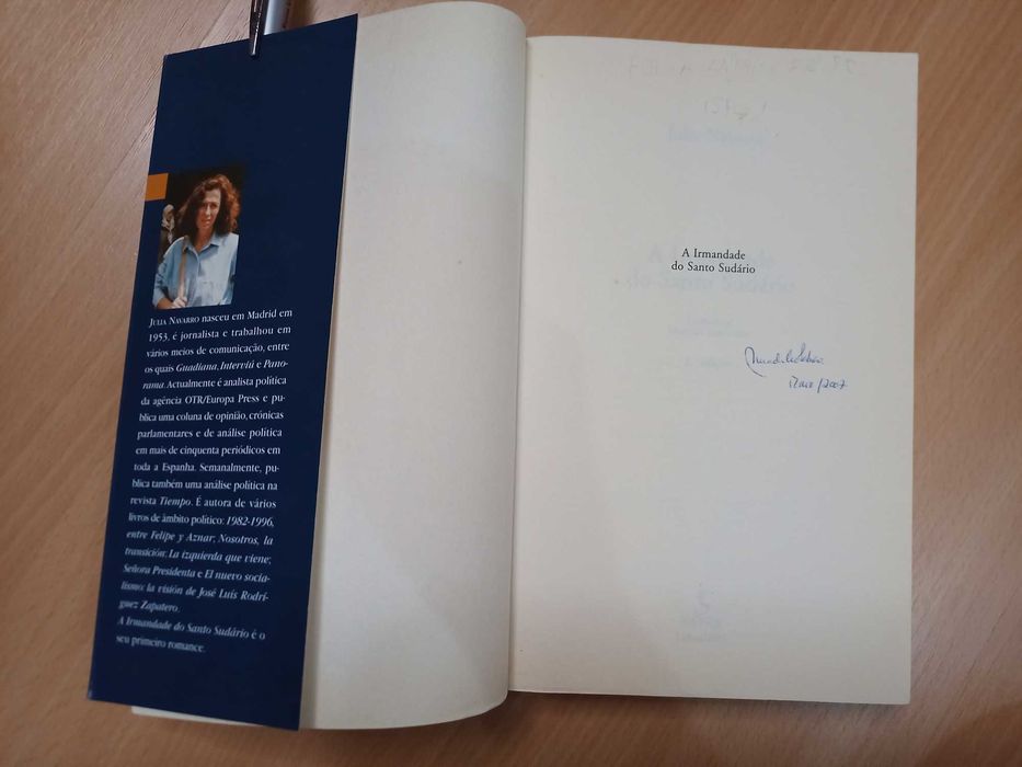 A Irmandade do Santo Sudário, Julia Navarro