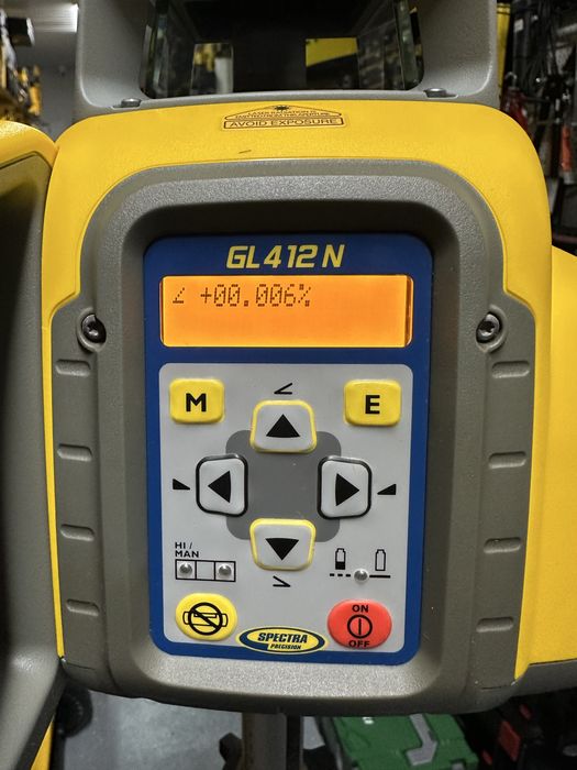 Ротаційний лазерний нівелір Trimble Spectra Precision GL412n нахил