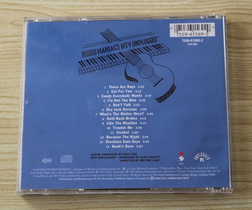 CD 10,000 Maniacs - MTV Unplugged (1993)