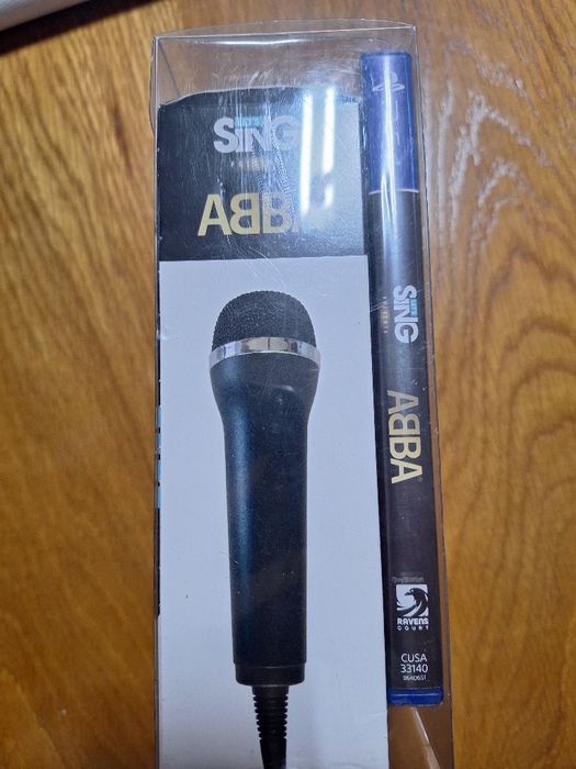 Jogo playstation: ABBA: Let's Sing + microfone