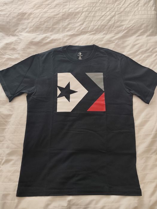 T-shirt preta Converse
