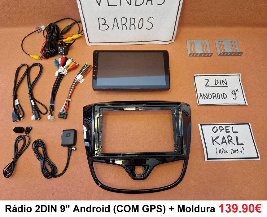 Rádio 2DIN 9" [4+64GB] • Opel CORSA [E] • ADAM • MOKKA • KARL Android