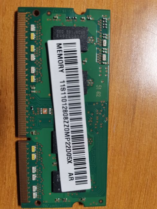 Оперативна пам'ять Samsung 2GB DDR3 1333MHz PC3-10600