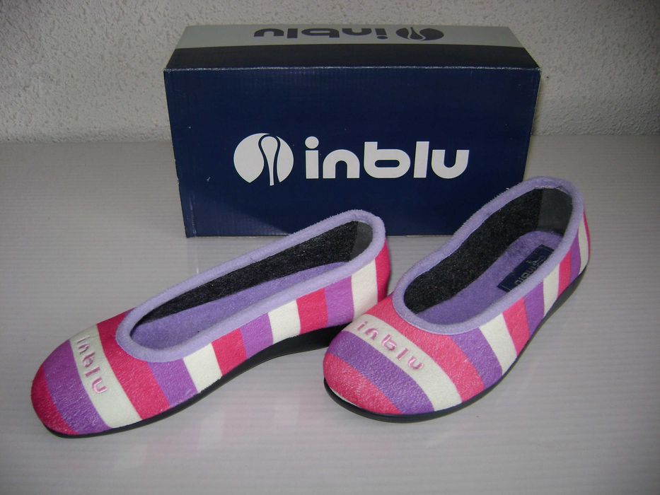INBLU kapcie papcie damskie 38 wkładka wew 24 cm jak nowe