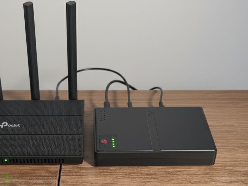 Mini UPS інтернет без світла 20годин. Павербанк для роутера