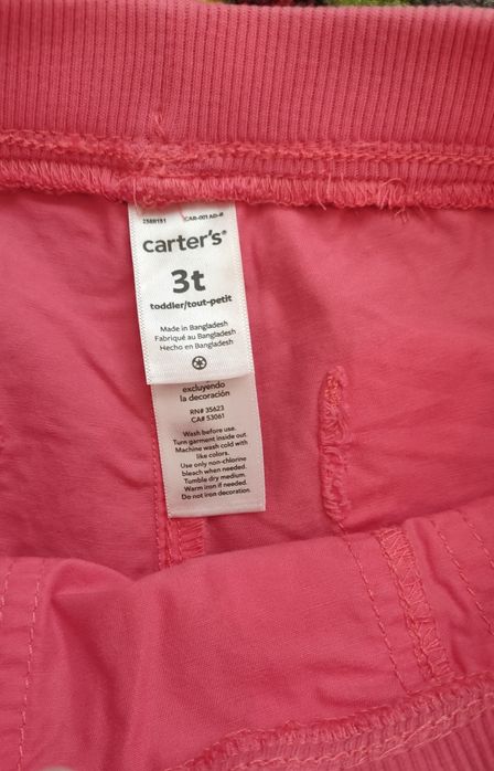 Новые Carter's Carters штаны штанишки брюки 3Т 3года