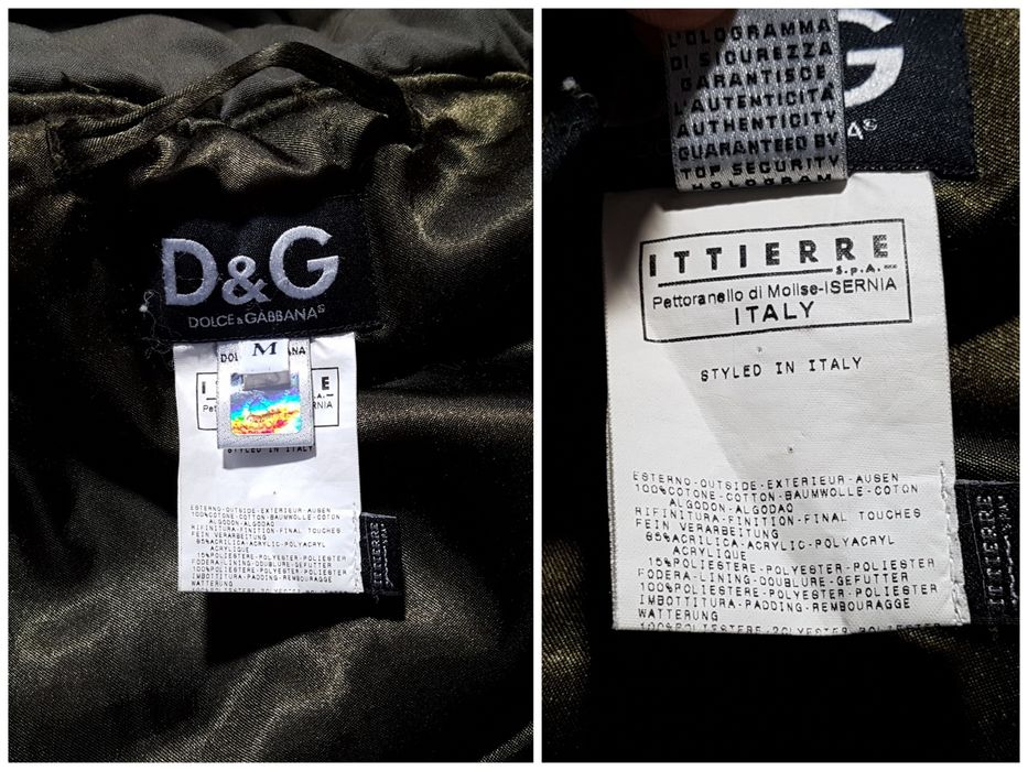 Dolce & Gabbana D&G вінтажна парка куртка оригінал M-L