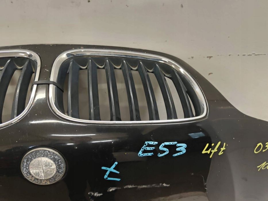 bmw x5 e53 lift 03- maska pokrywa silnika zawiasy