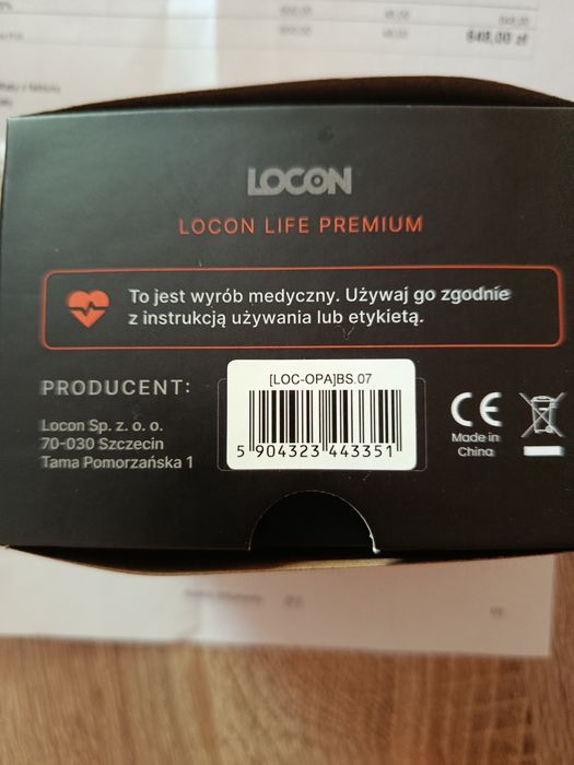 Nowa opaska SOS.