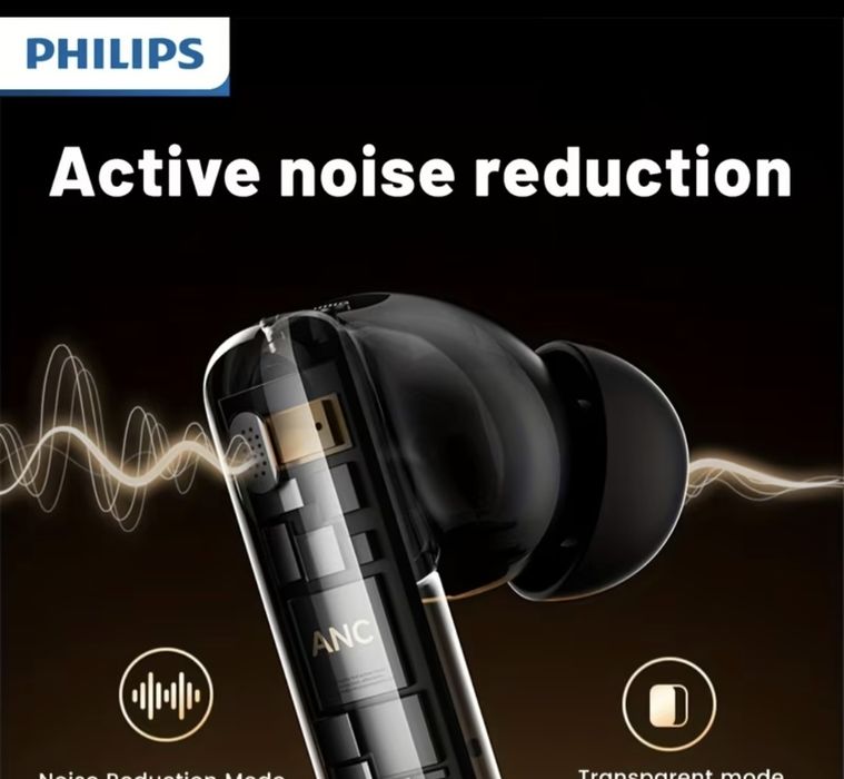 Беспроводные наушники с сенсорным цветным экраном PHILIPS TAT3020. Оригинал.