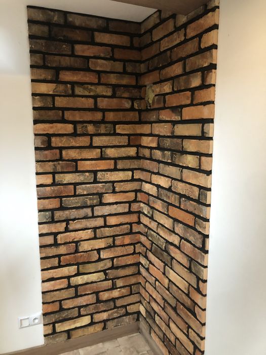 Płytki ceglane, Płytki z cegły rozbiórkowej*MONTAŻ