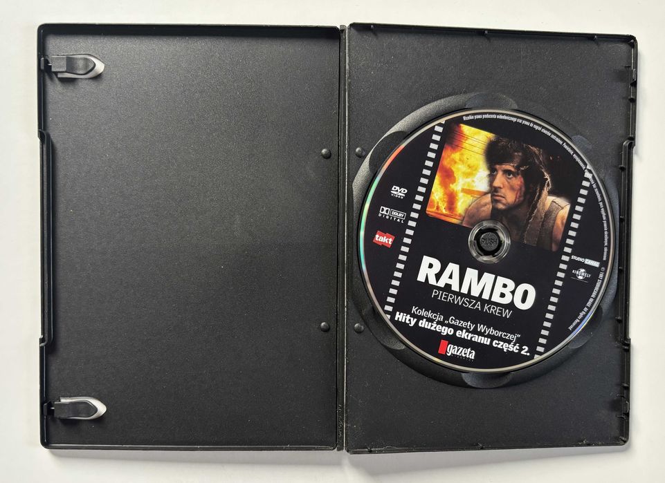 Rambo 1-5 DVD Komplet Sylvester Stallone Filmy Sensacyjne Lektor PL