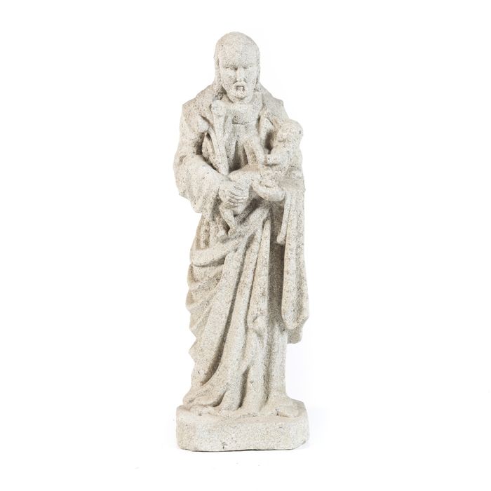 Arte Sacra - São José com menino Jesus - 86 cm