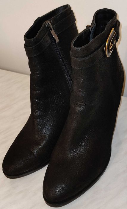 Czarne damskie buty. Rozmiar 40. Naturalna skóra.