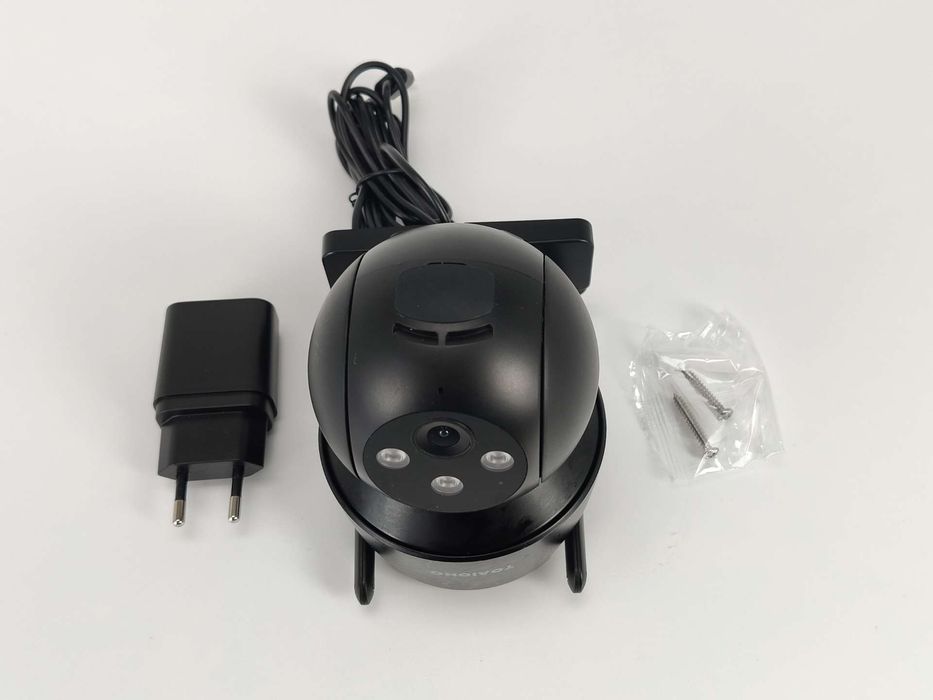 TOAIOHO QB320 – Kamera Zewnętrzna IP WiFi 2K, Kolorowa Wizja Nocna