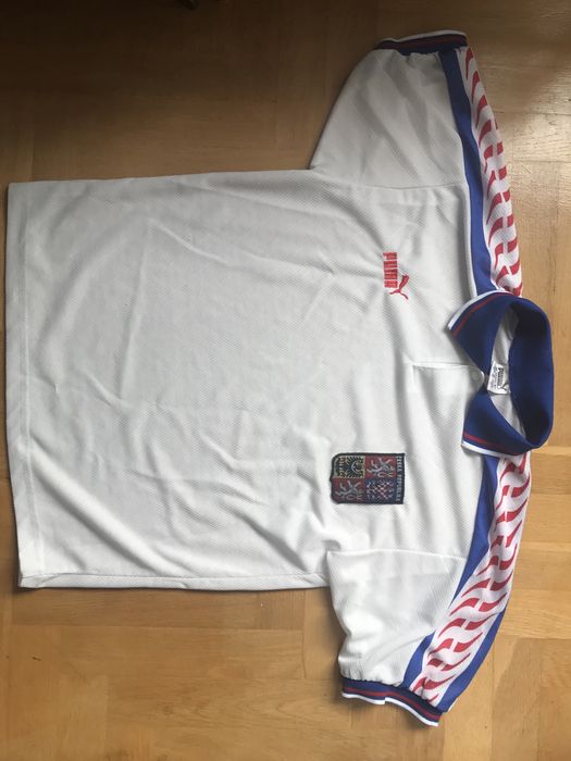Camisola vintageoficial Républica Checa (Chéquia) anos 90