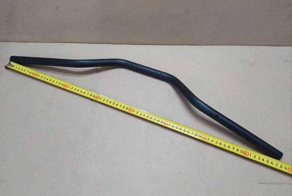 Кермо мото L-775mm, d-22mm універсальний сталевий чорний