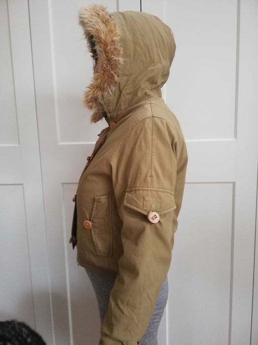 Kurtka vintage Timberland bomberka zimowa