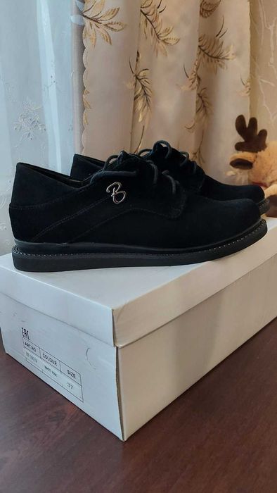 Мокасины замшевые новые 38 р