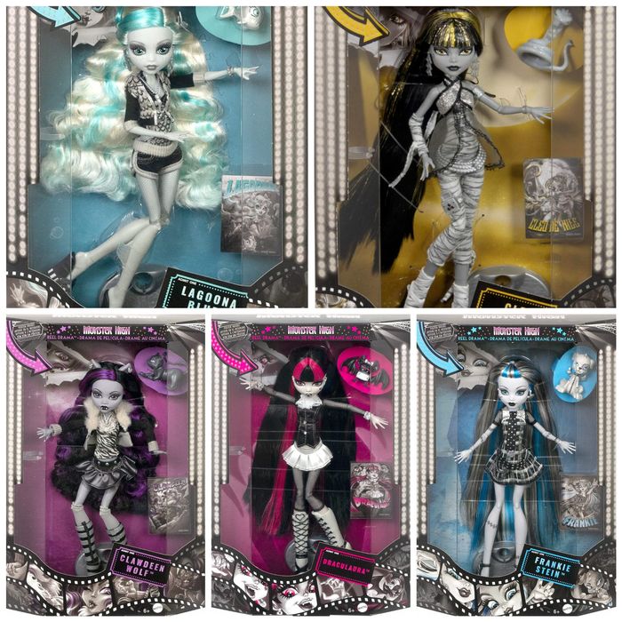 Читайте об'яву! Кукла лялька Монстер Хай Рил Драма Лагуна Френки Драку