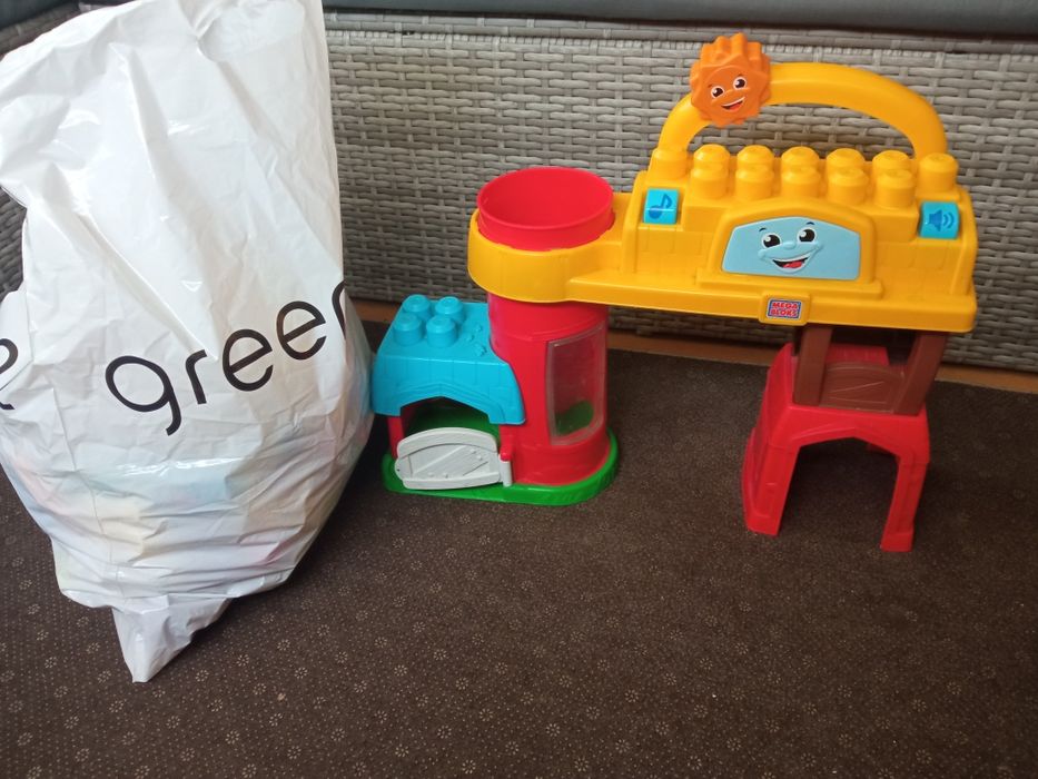 Klocki mega blocks muzyczna farma