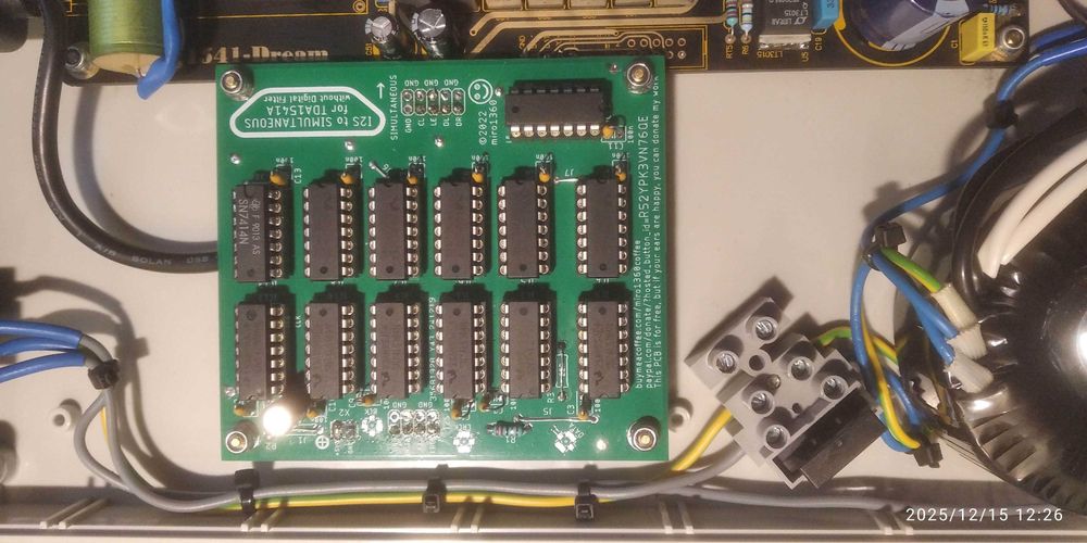 DAC TDA1541 NOS w trybie symultanicznym