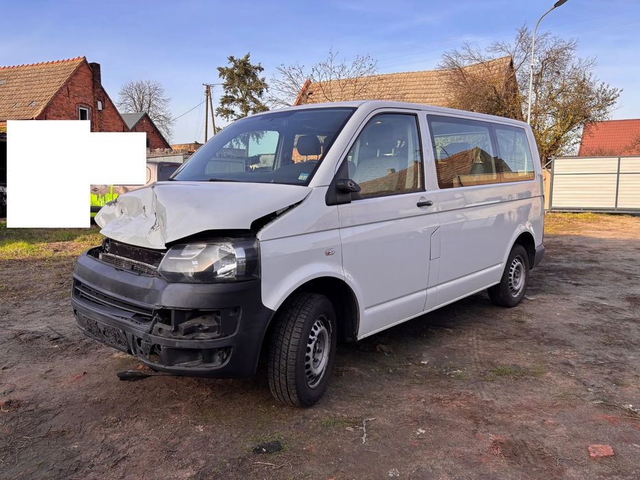 Volkswagen Transporter 2.0D 102KM 9-osób zadbany serwisowany HAK NAWIEW NA TYŁ