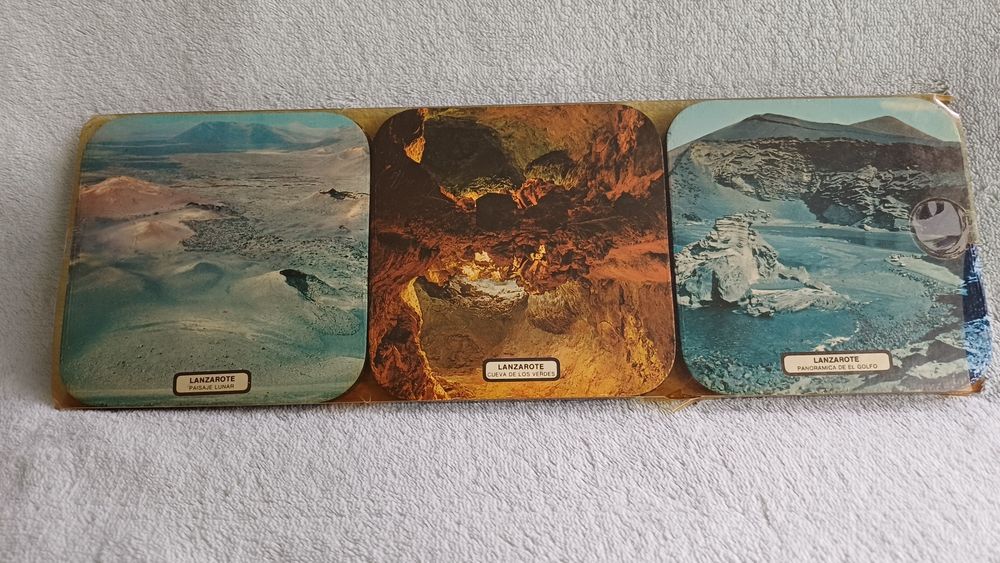 Vintage Zestaw podkładek  LANZAROTE Hiszpania /RETRO