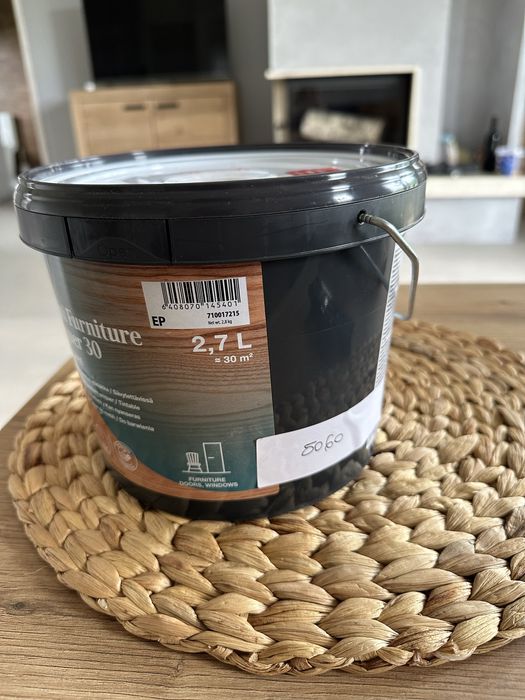 Tikkurila Helmi Furniture Lacquer 30 (2,7 litra) Kolor 5060