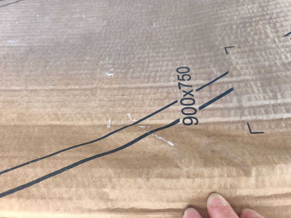 Base de duche "Júlia" 90x75 cm – Nova – Sobra de obra