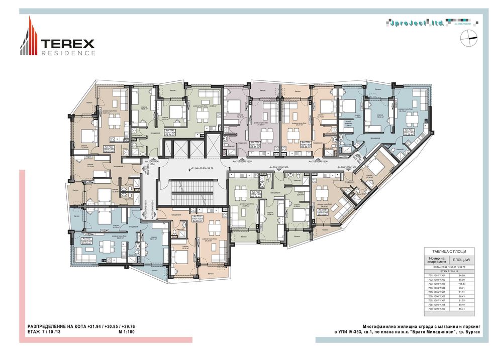Квартири в Terex Residence, Болгарія, Бургас