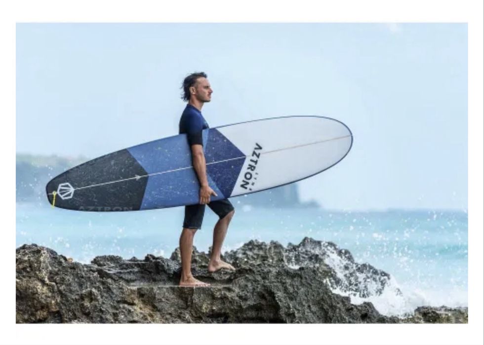 Prancha surf/longboard Aztron Lynx 8” com saco