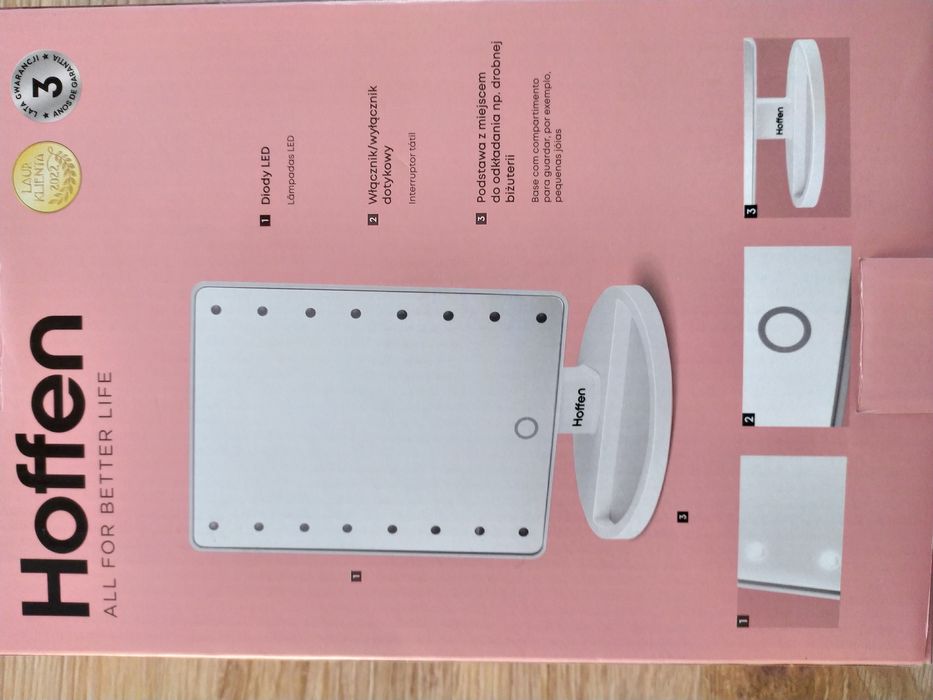 Lusterko z podświetlenie m LED