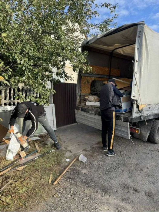 Вивіз сміття, мотлоху, вывоз мусора, вывоз строительного мусора