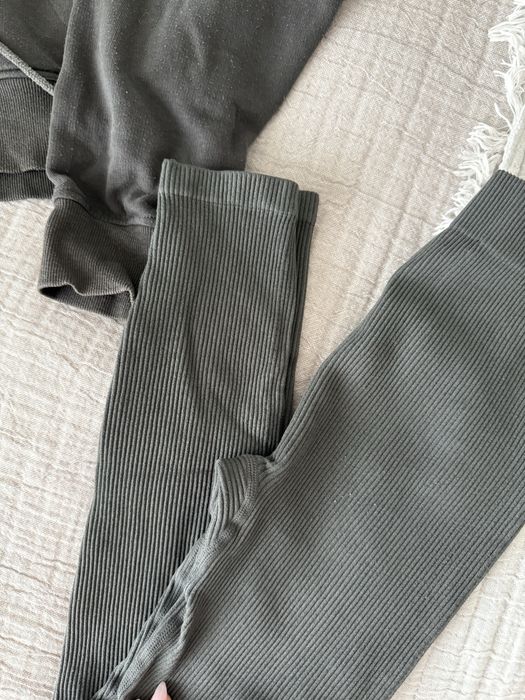 Костюм худі та лосини сірий ZARA в гарному стані