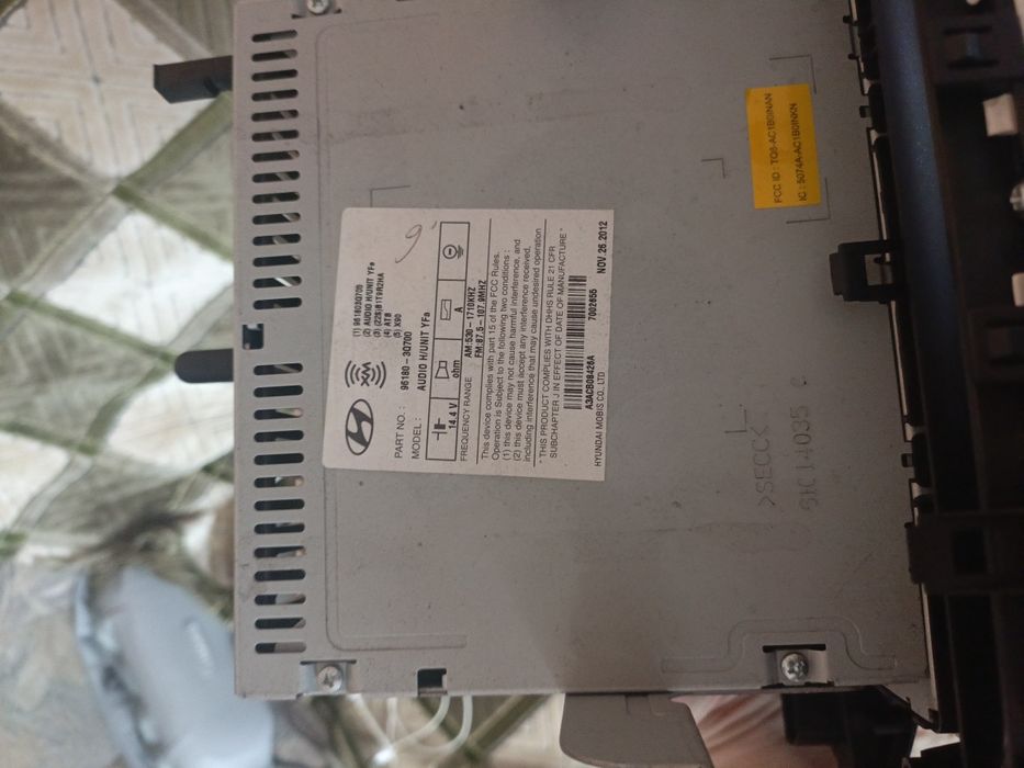 Магнитола Hyundai sonata yf