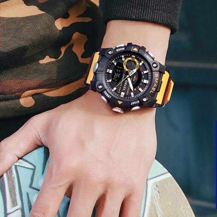 Zegarek Męski Smael Wodoodporny Prezent + Pudełko