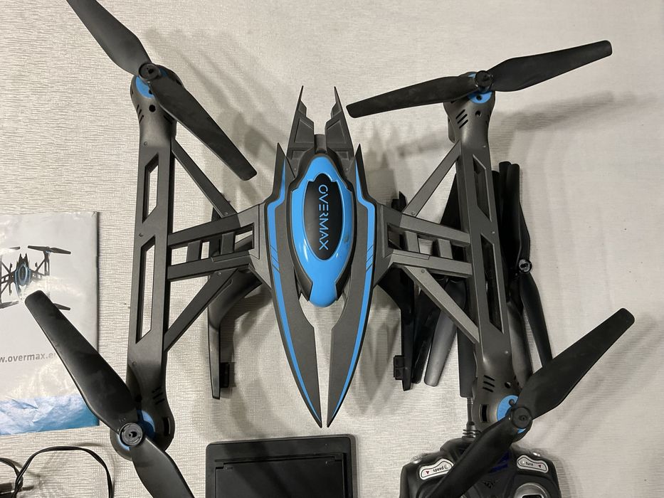 Dron Overmax X Bee Drone 7 2 FPV kamera ekran bateria ładowarka