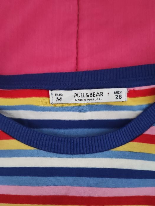 T-shirt arco-íris Pull & Bear