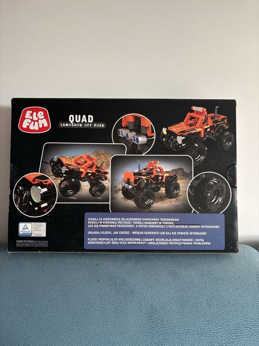 Klocki Elefun Technic Quad Samochód Off-Road 270 el. Nowe