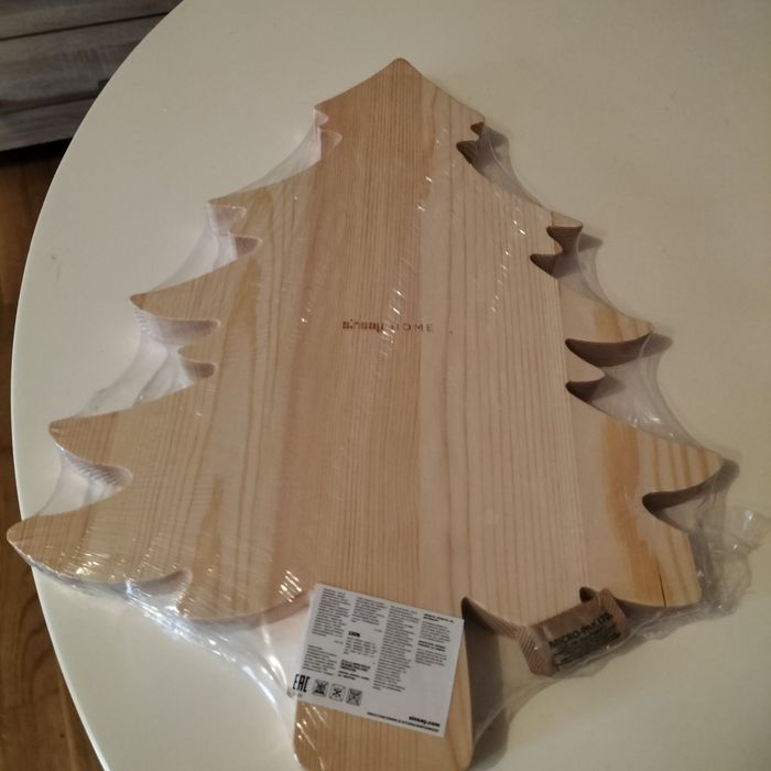 Nowa drewniana deska / motyw  świąteczny Sinsay