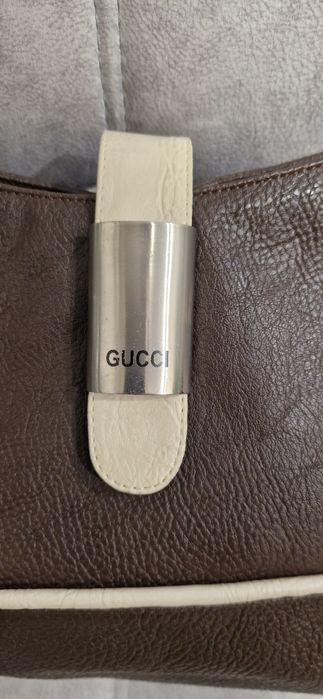 Сумка GUCCI натуральная кожа 36×26×10, ручки длинные