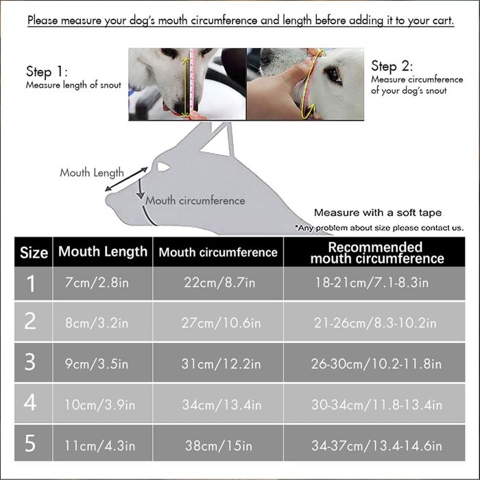 Намордник для собаки мягкий силиконовый gudong size 3
