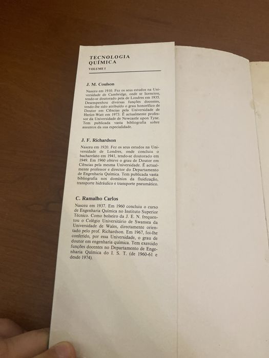 Livro Tecnologia Química