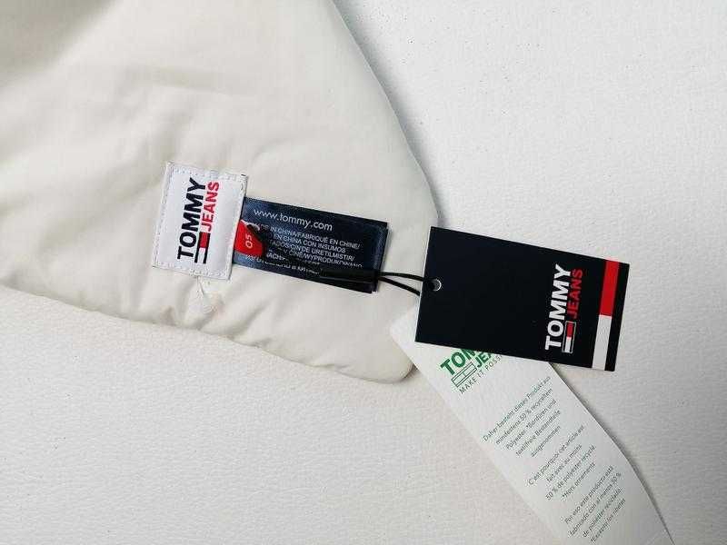 Женский утепленный белый шарф Tommy Jeans оригинал