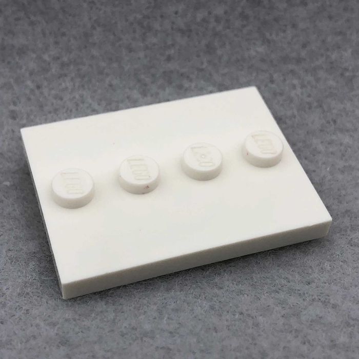 LEGO płytka 3x4 podstawka figurki biały 88646