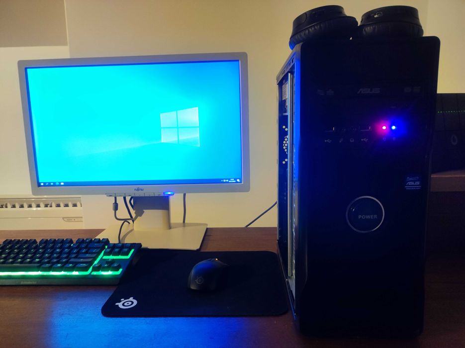 PC Trabalho/Gaming Athlon 3000G • 8GB 2400 • 120GB SSD + 500GB HDD